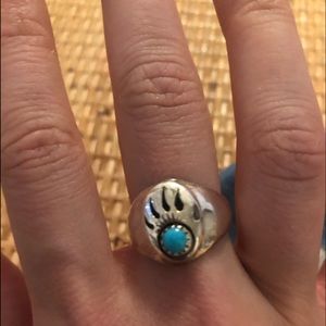 Vintage Sterling Silver and Turquoise Ring